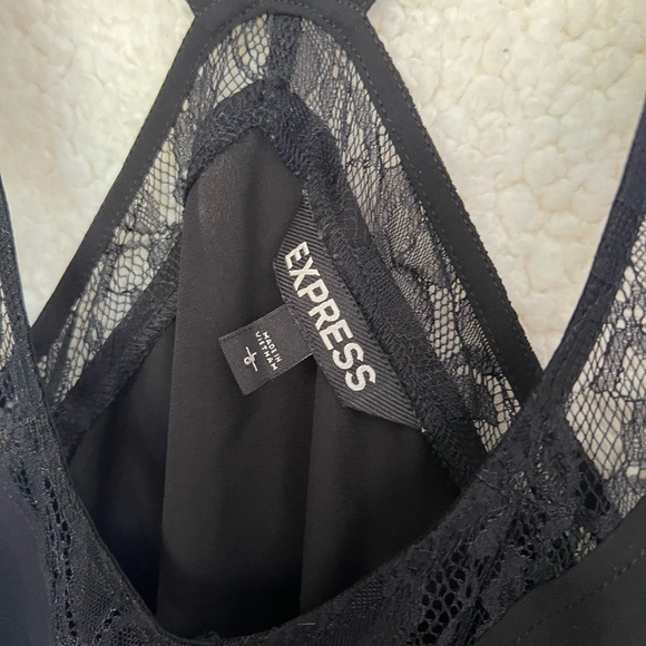 Express Sleeveless Lace Trimmed Top - Picture 2 of 4